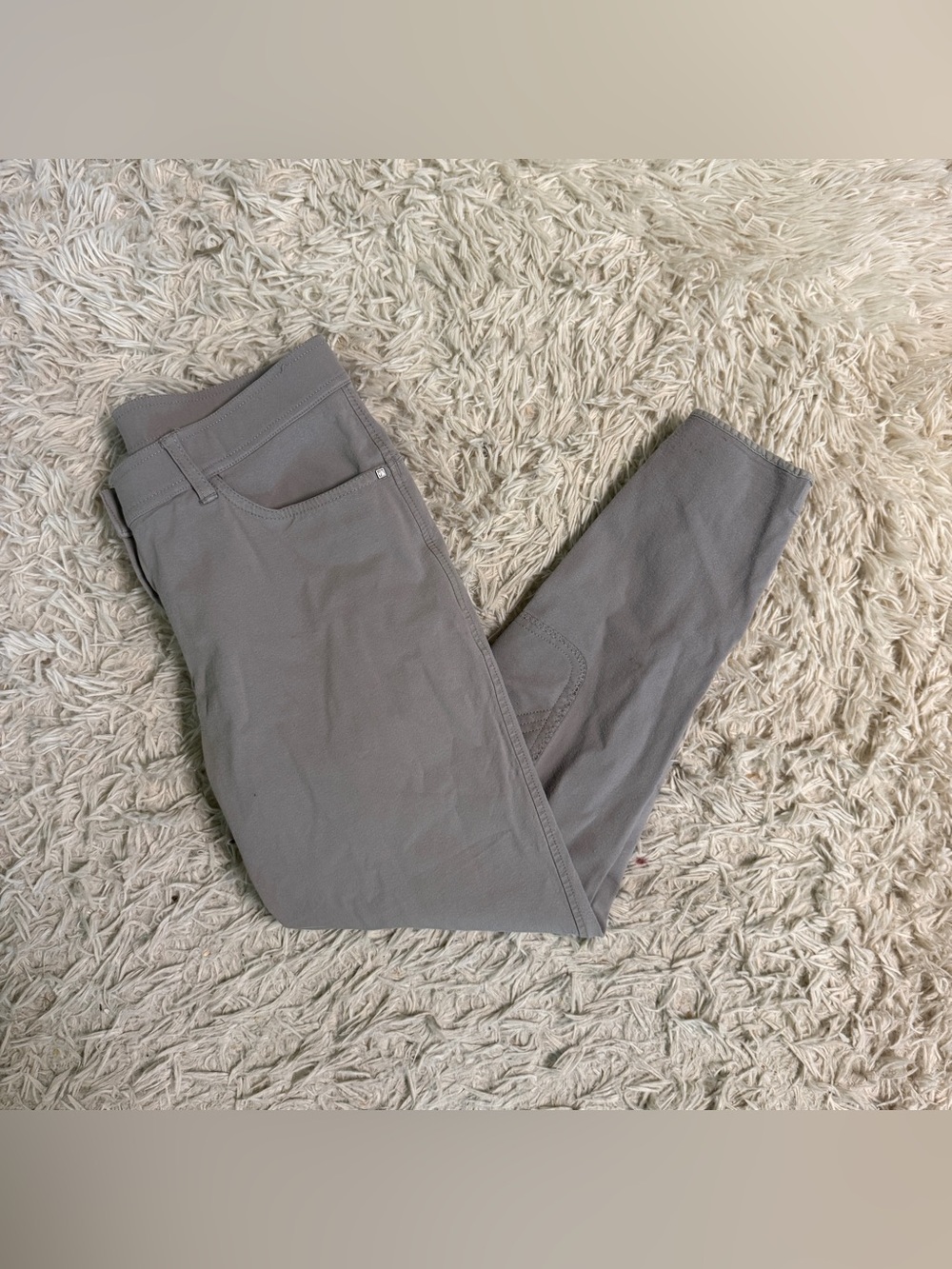 Women’s Size 30R Grey Romfh Knee Patch Horseback Riding Breeches